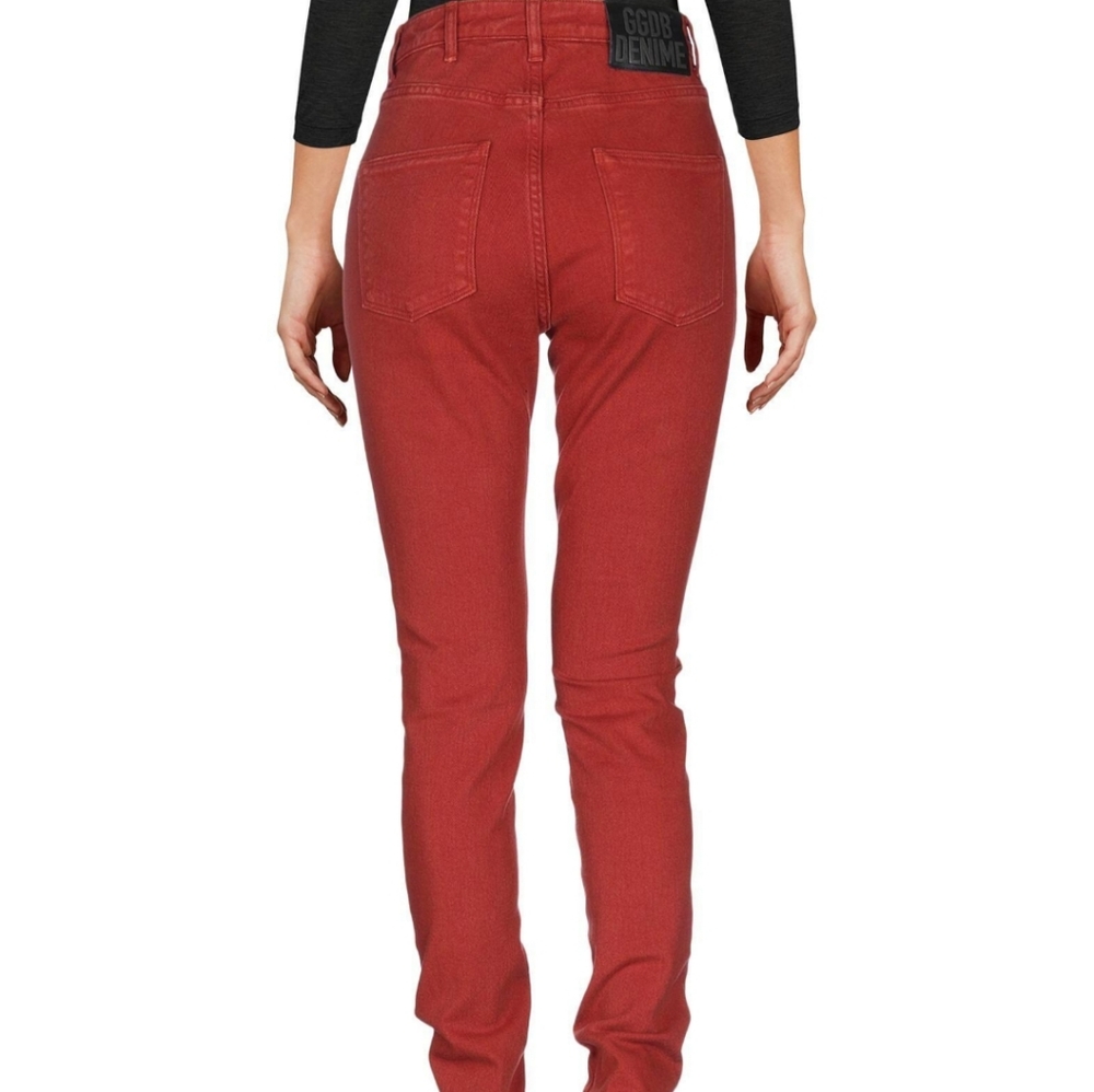Golden Goose Rust High Rise Jeans Size 27 Brick - Picture 9 of 9